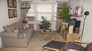 living area at jetu apartments in carver langston washington dc