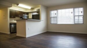 Fairway Park: Washington DC Apartments: Living Room: Kitchen