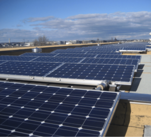 solar panels at sheridan station apartments in washington dc