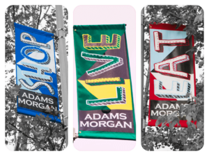 adams morgan signage in washington dc