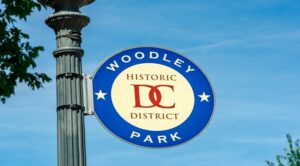 woodley park historic signage in washington dc