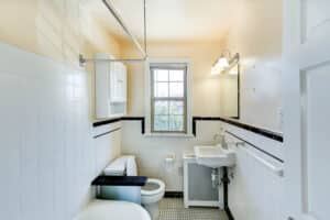 bathroom at meridian park apartments in columbia heights nw washington dc