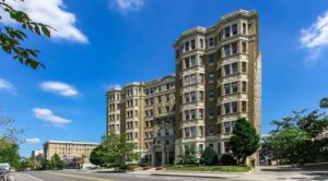 exterior view of the norwood apartments in washington dc