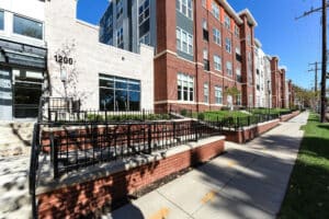 exterior view of archer park apartments in congress heights washington dc