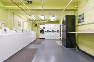laundry room at hilltop house apartments in columbia heights washington dc