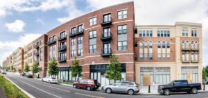 view of crest apartments exterior in washington dc