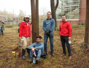 WC smith team volunteering time at thearc town hall education arts recreation campus