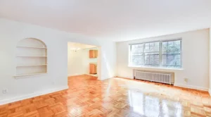 Living area in a 1380 fort stevens northwest washington dc apartment home