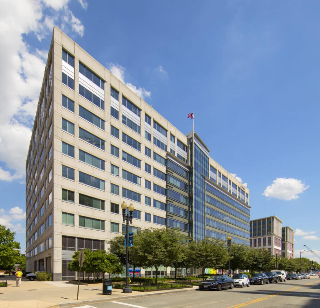 exterior of 1100 new jersey wc Smith headquarters in washington dc