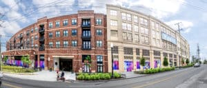 exterior of crest apartments in washington dc